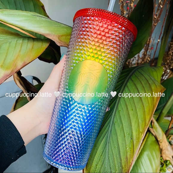 🌈NEW🌈Starbucks 2021 Rainbow Ombre Studded Cup - Picture 3 of 10